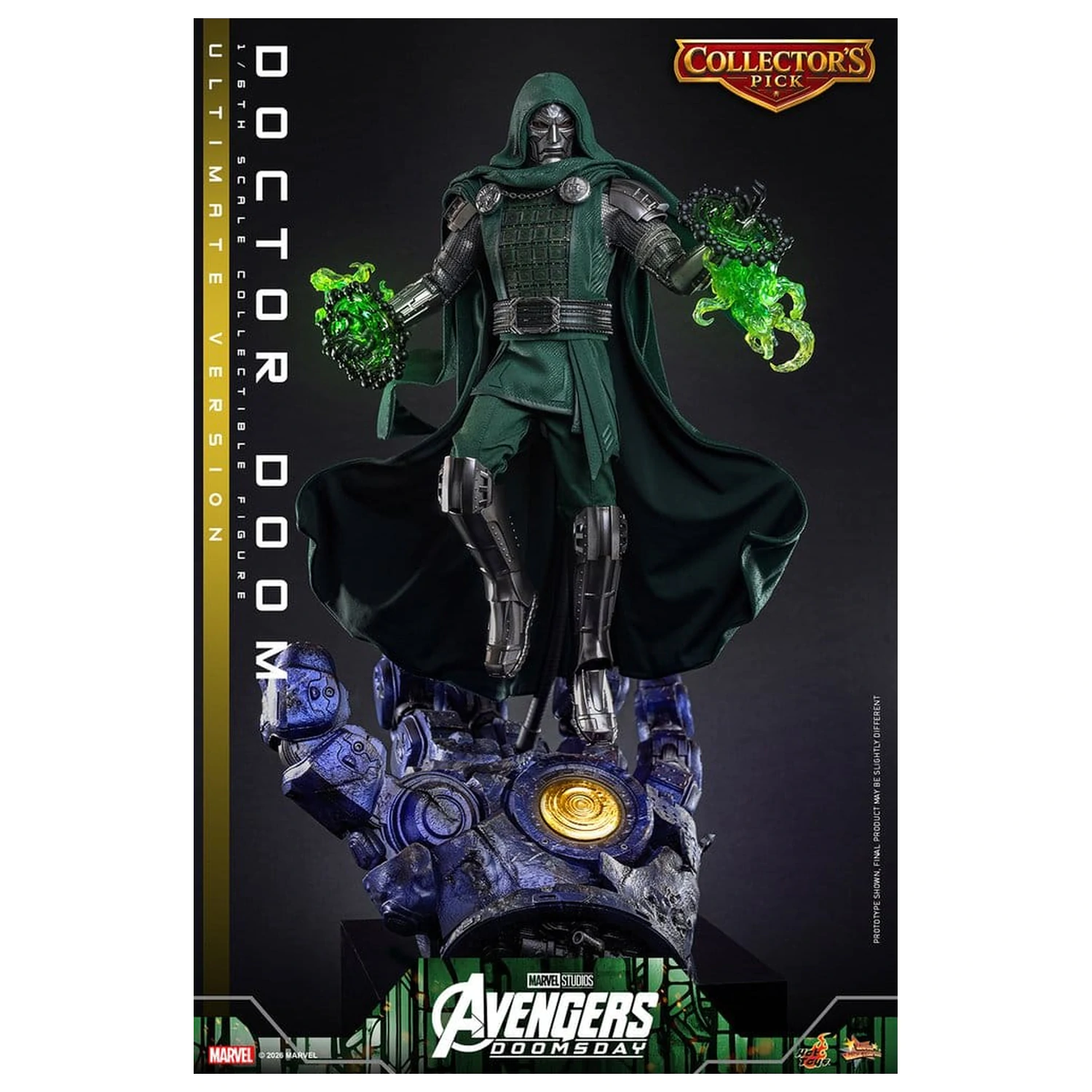 Avengers: Doomsday Movie Masterpiece akciófigura 1/6 Doctor Doom (Ultimate Version) 31 cm termékfotó