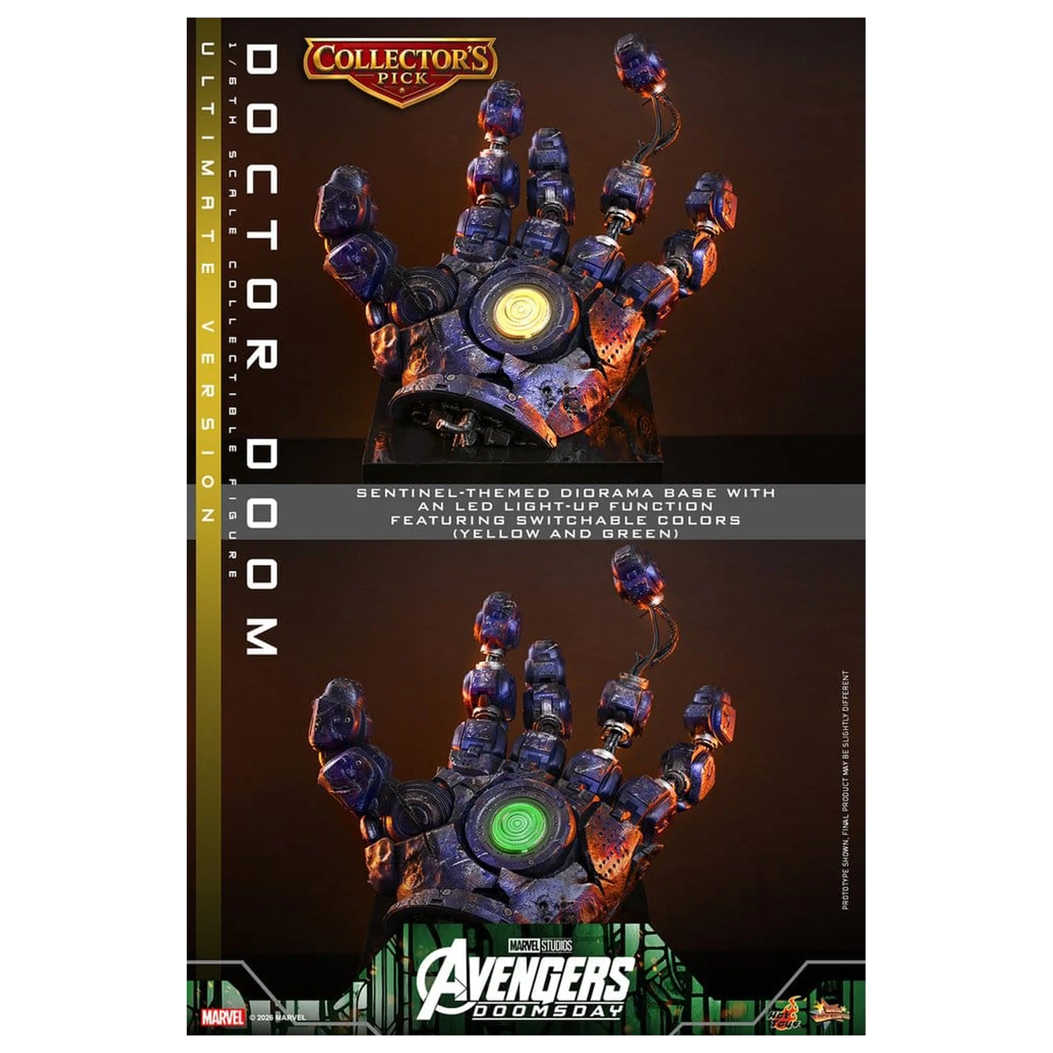 Avengers: Doomsday Movie Masterpiece akciófigura 1/6 Doctor Doom (Ultimate Version) 31 cm termékfotó
