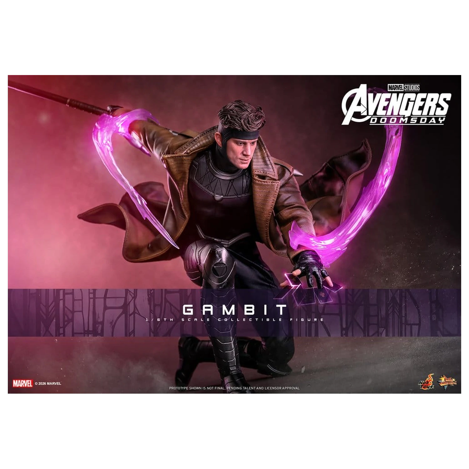 Avengers: Doomsday Movie Masterpiece akciófigura 1/6 Gambit 31 cm termékfotó