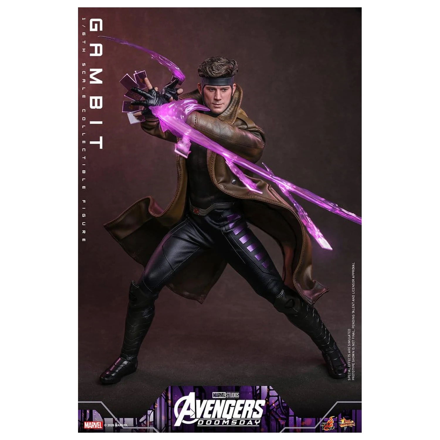 Avengers: Doomsday Movie Masterpiece akciófigura 1/6 Gambit 31 cm termékfotó