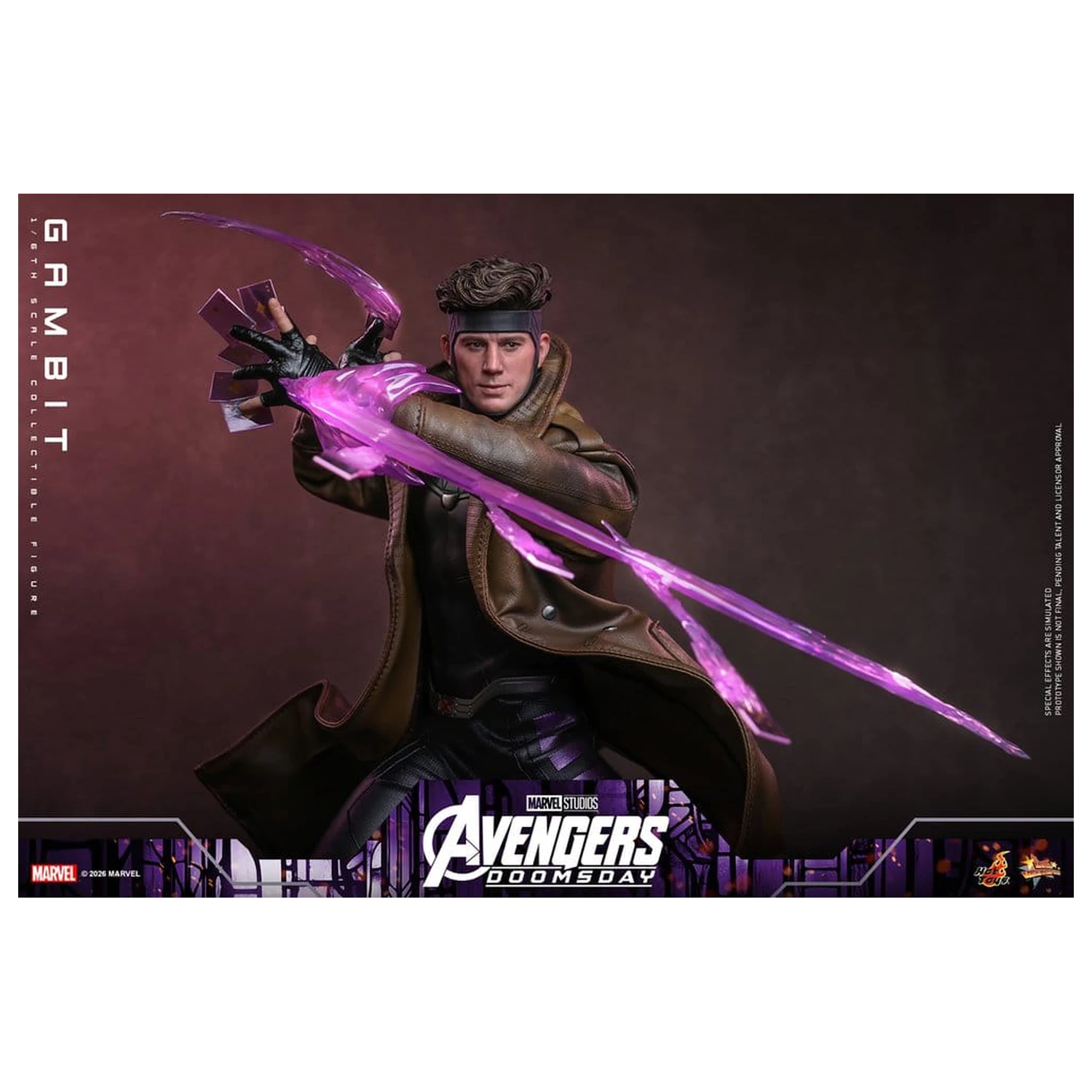 Avengers: Doomsday Movie Masterpiece akciófigura 1/6 Gambit 31 cm termékfotó