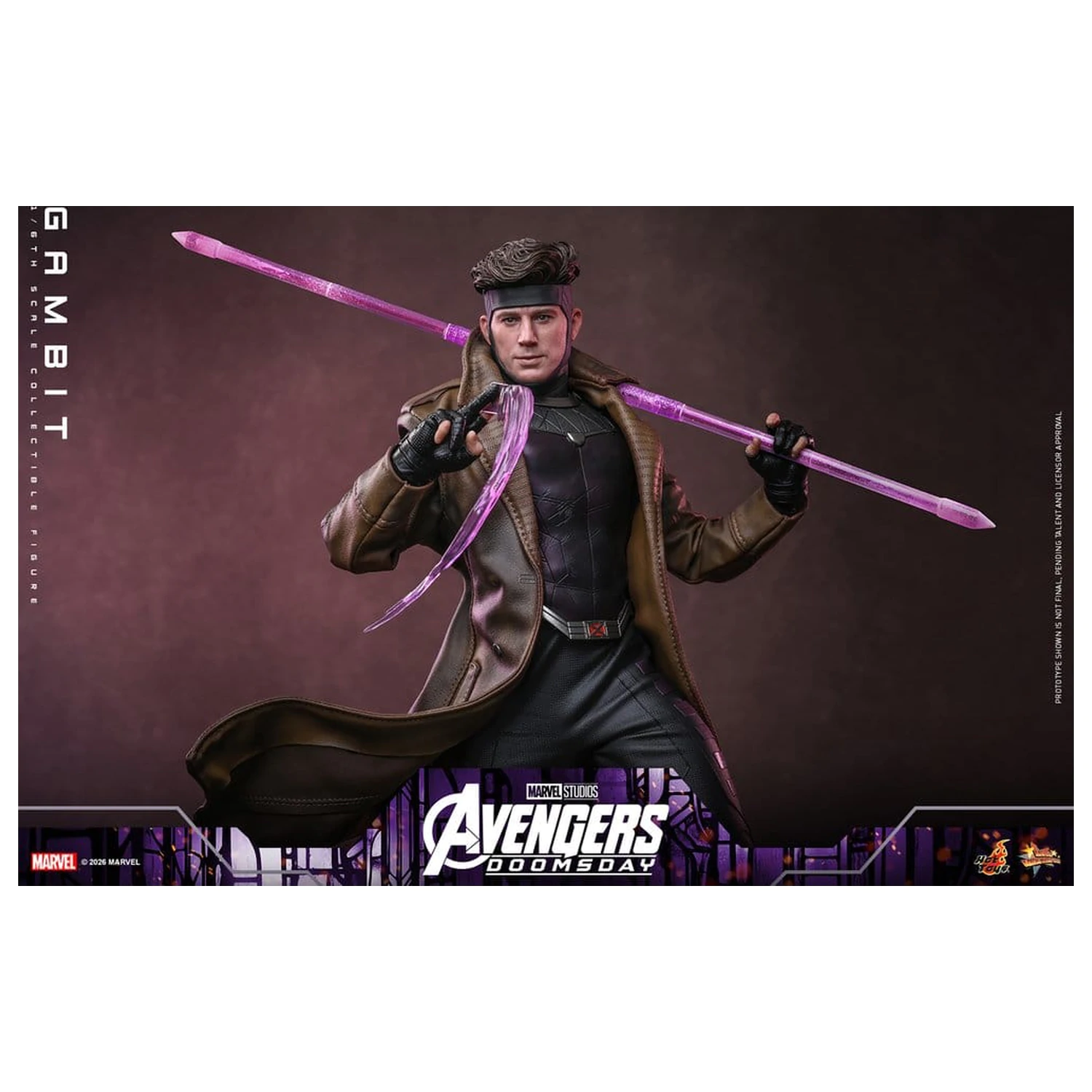 Avengers: Doomsday Movie Masterpiece akciófigura 1/6 Gambit 31 cm termékfotó