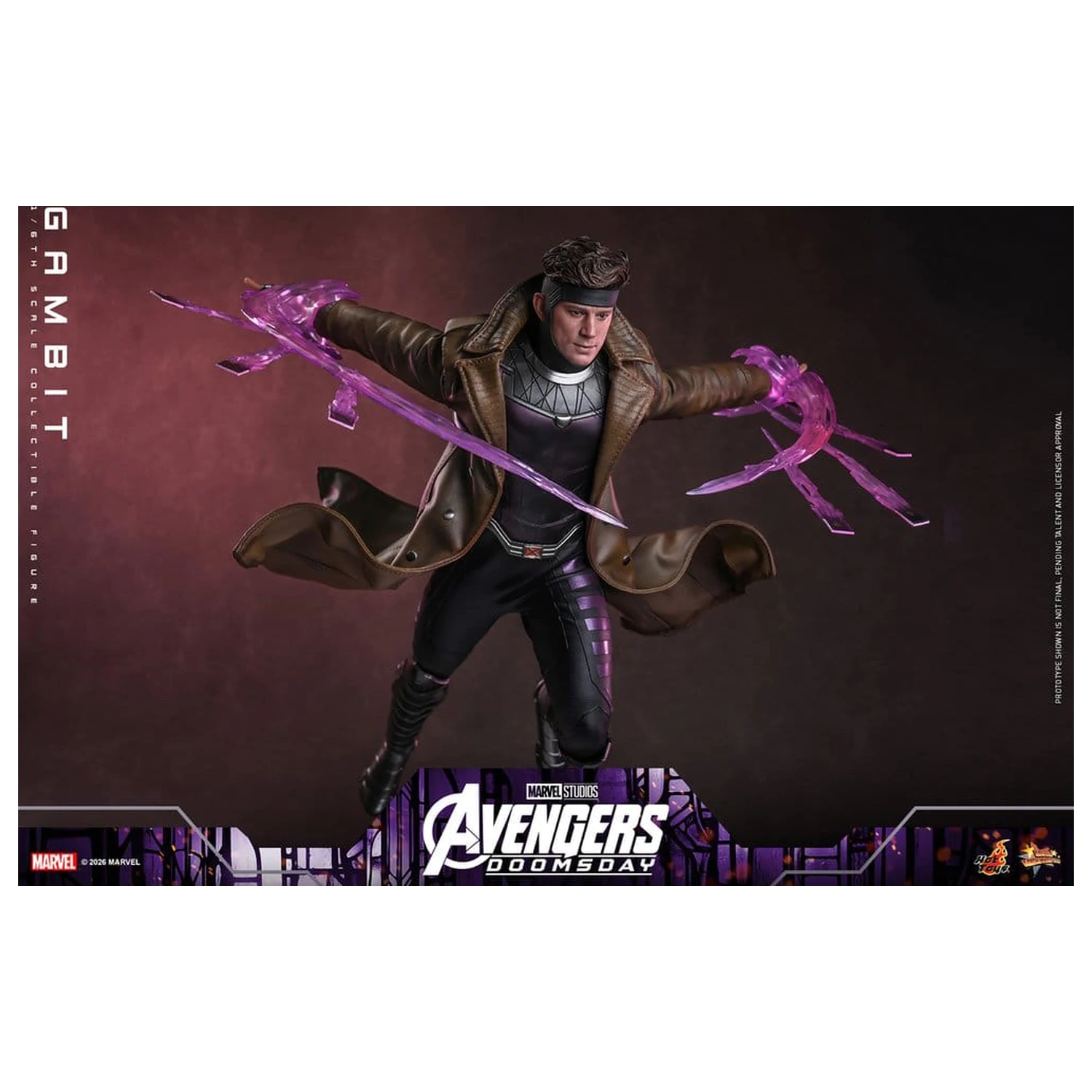 Avengers: Doomsday Movie Masterpiece akciófigura 1/6 Gambit 31 cm termékfotó