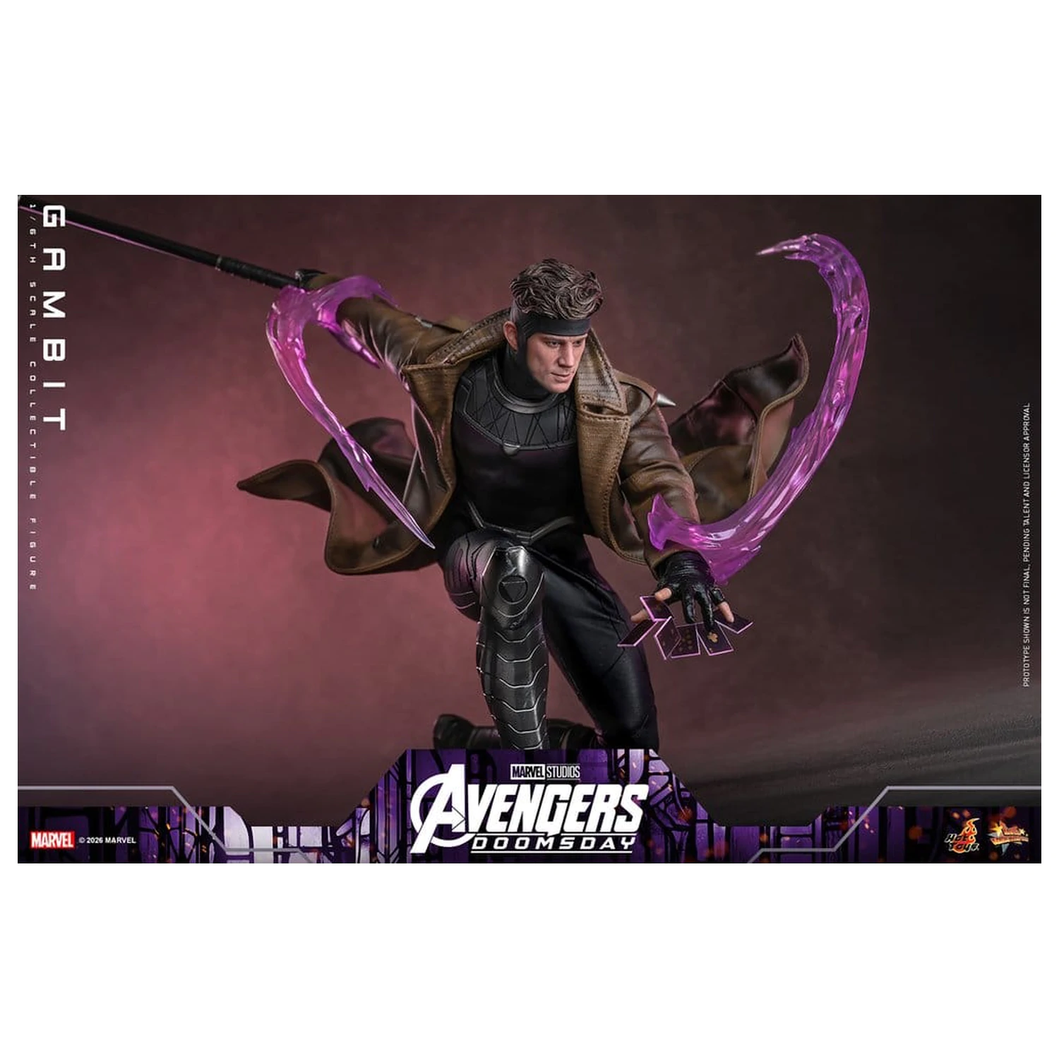 Avengers: Doomsday Movie Masterpiece akciófigura 1/6 Gambit 31 cm termékfotó