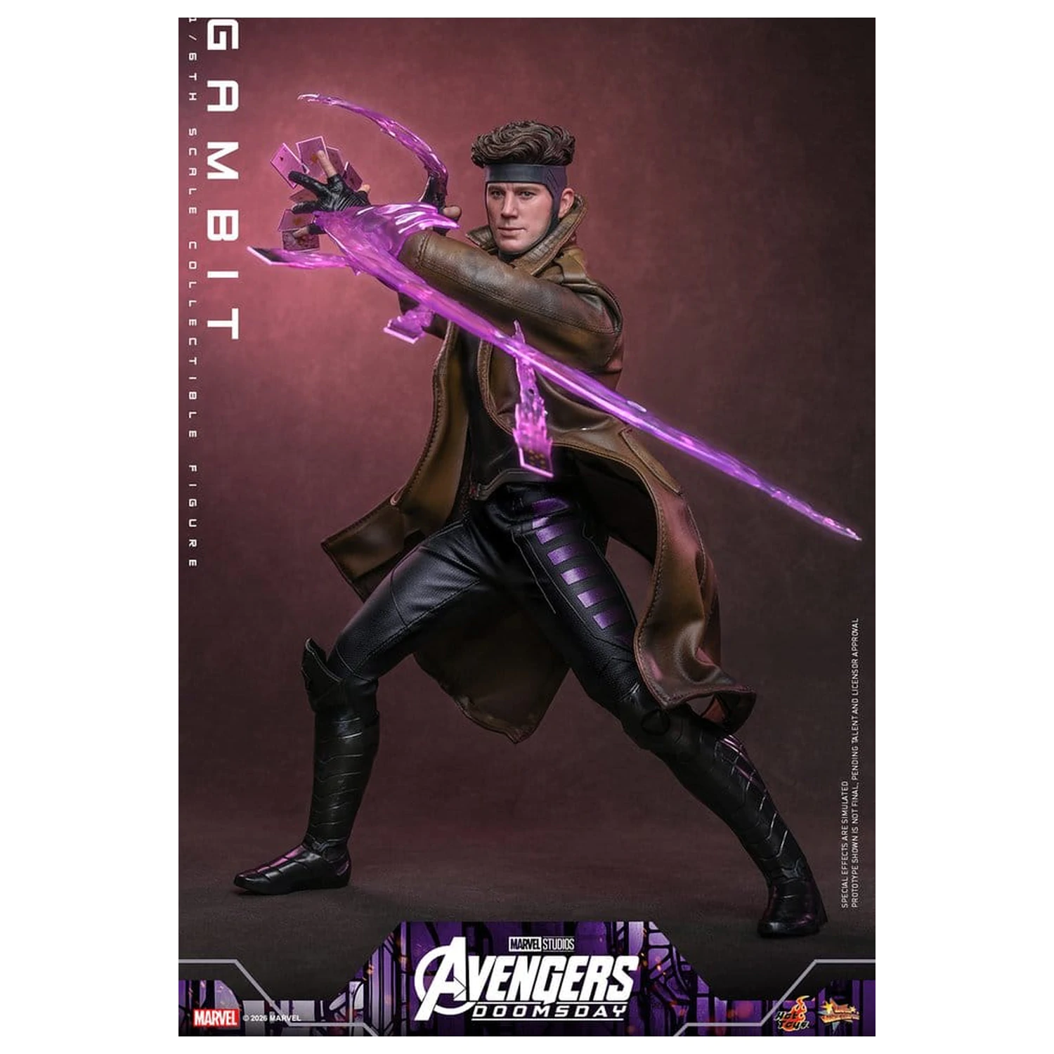 Avengers: Doomsday Movie Masterpiece akciófigura 1/6 Gambit 31 cm termékfotó