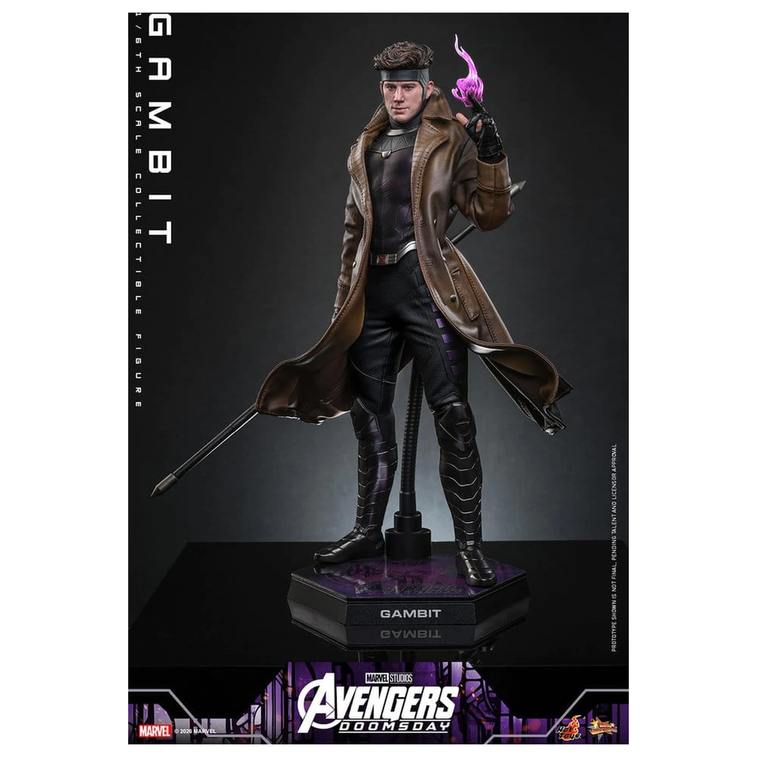 Avengers: Doomsday Movie Masterpiece akciófigura 1/6 Gambit 31 cm termékfotó