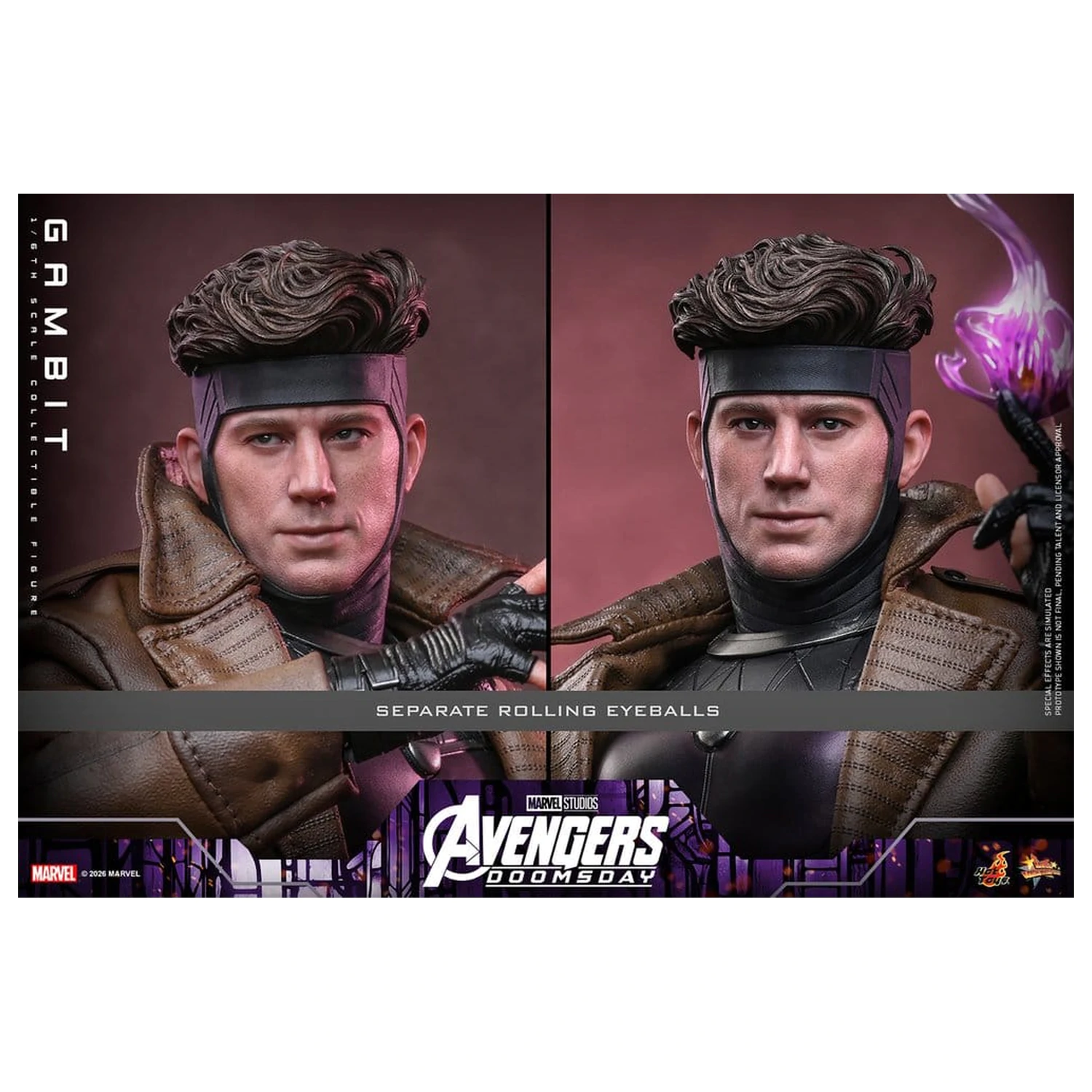 Avengers: Doomsday Movie Masterpiece akciófigura 1/6 Gambit 31 cm termékfotó