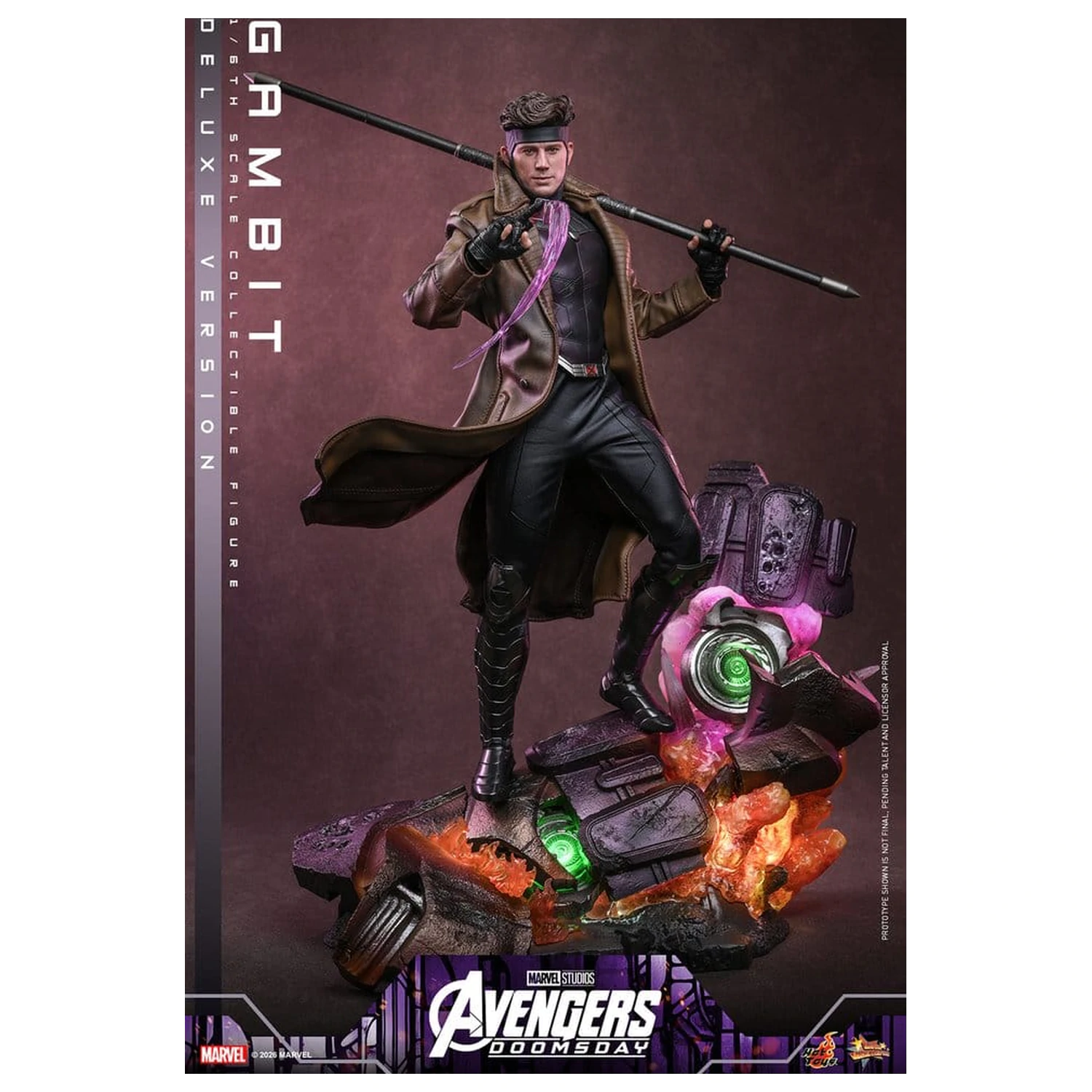 Avengers: Doomsday Movie Masterpiece akciófigura 1/6 Gambit (Deluxe Version) 31 cm termékfotó