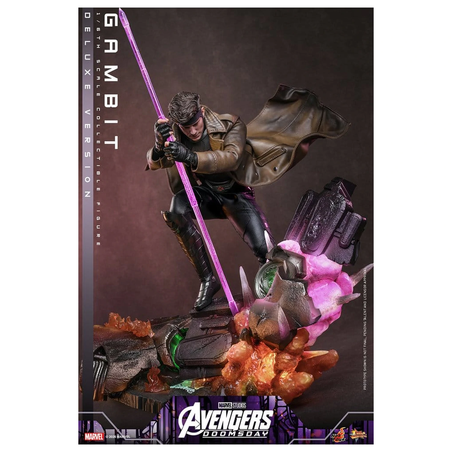 Avengers: Doomsday Movie Masterpiece akciófigura 1/6 Gambit (Deluxe Version) 31 cm termékfotó