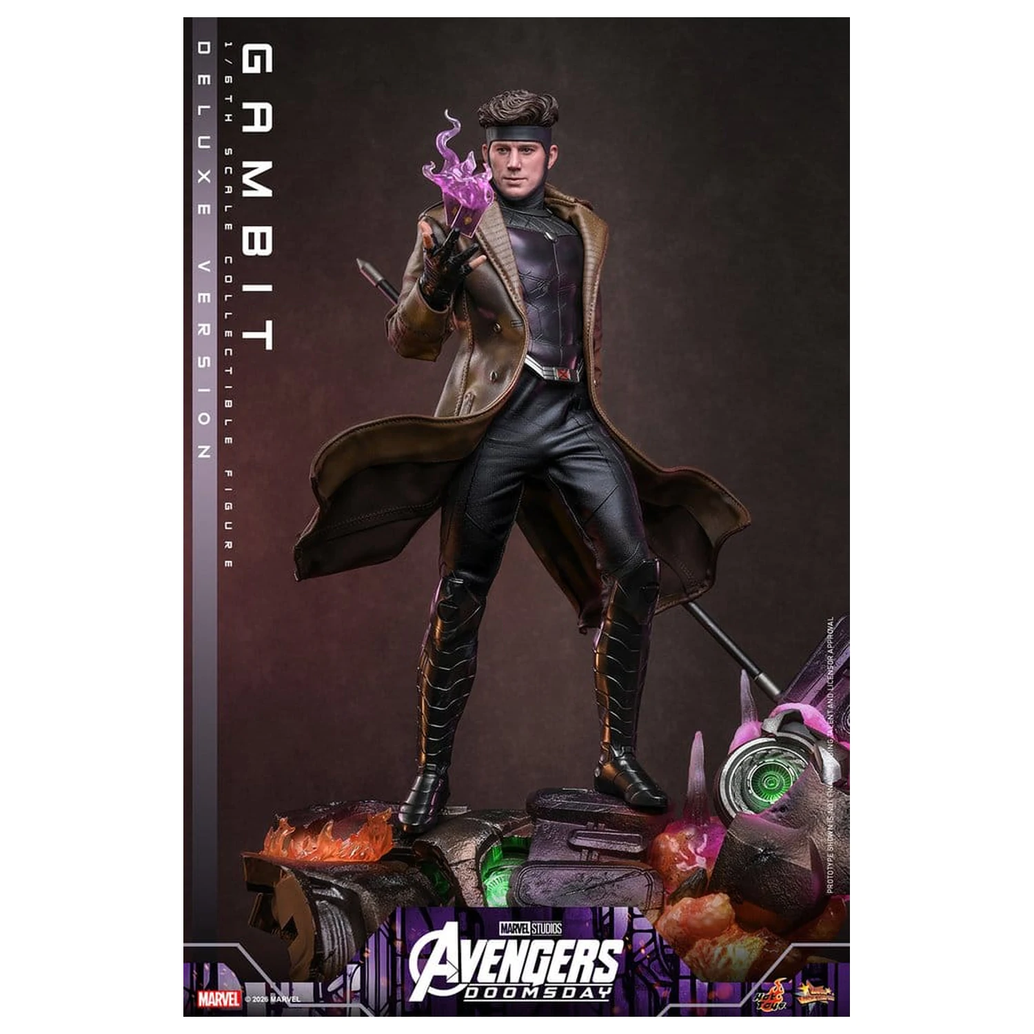 Avengers: Doomsday Movie Masterpiece akciófigura 1/6 Gambit (Deluxe Version) 31 cm termékfotó