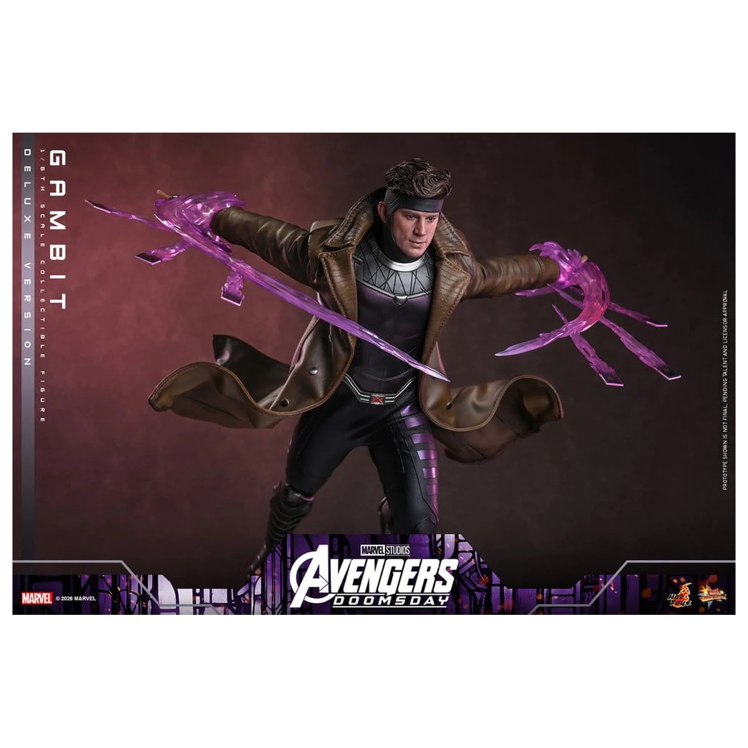 Avengers: Doomsday Movie Masterpiece akciófigura 1/6 Gambit (Deluxe Version) 31 cm termékfotó