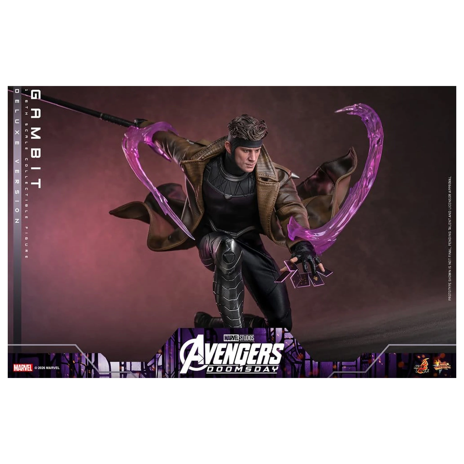 Avengers: Doomsday Movie Masterpiece akciófigura 1/6 Gambit (Deluxe Version) 31 cm termékfotó