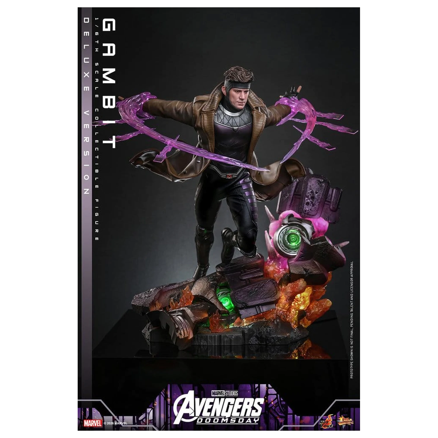 Avengers: Doomsday Movie Masterpiece akciófigura 1/6 Gambit (Deluxe Version) 31 cm termékfotó