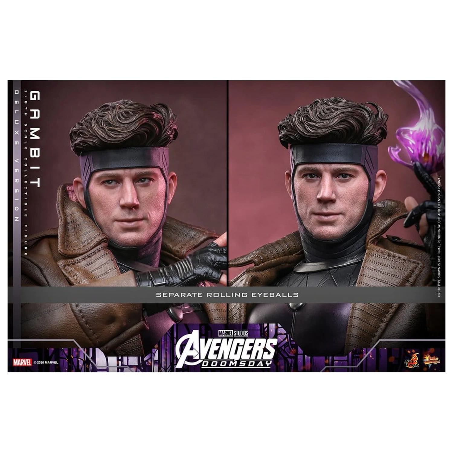 Avengers: Doomsday Movie Masterpiece akciófigura 1/6 Gambit (Deluxe Version) 31 cm termékfotó