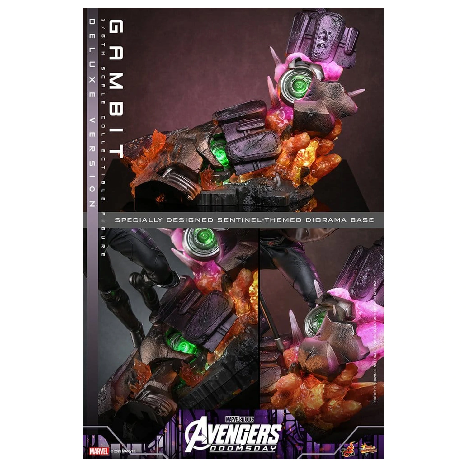Avengers: Doomsday Movie Masterpiece akciófigura 1/6 Gambit (Deluxe Version) 31 cm termékfotó