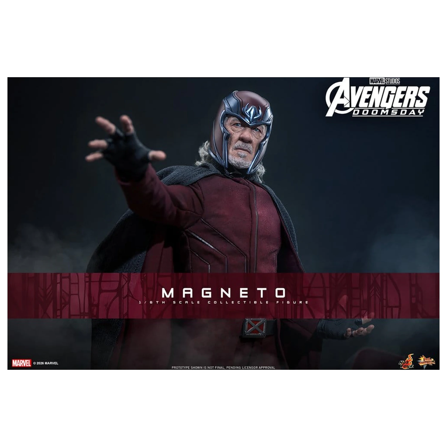 Avengers: Doomsday Movie Masterpiece akciófigura 1/6 Magneto 30 cm termékfotó
