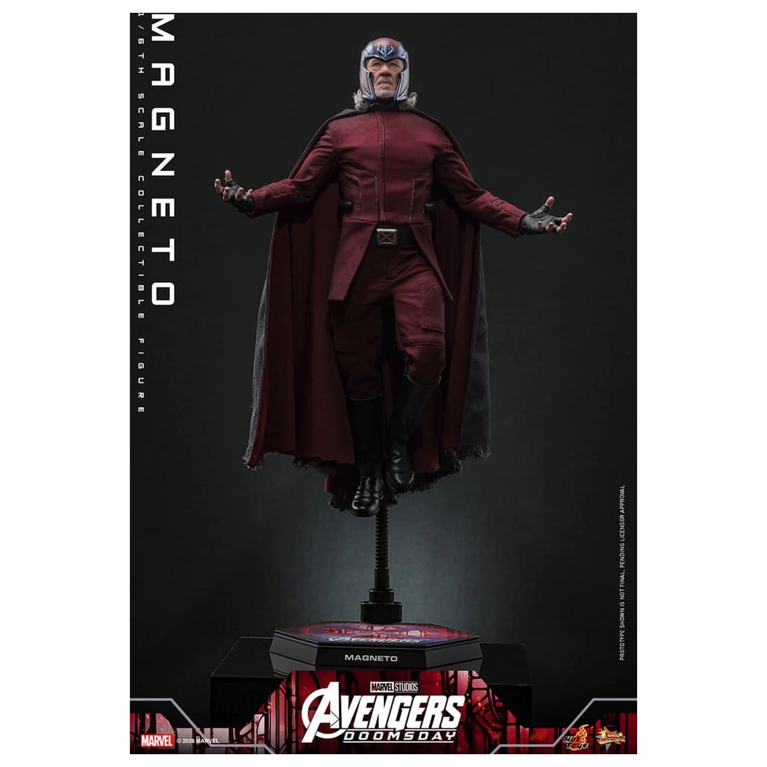 Avengers: Doomsday Movie Masterpiece akciófigura 1/6 Magneto 30 cm termékfotó