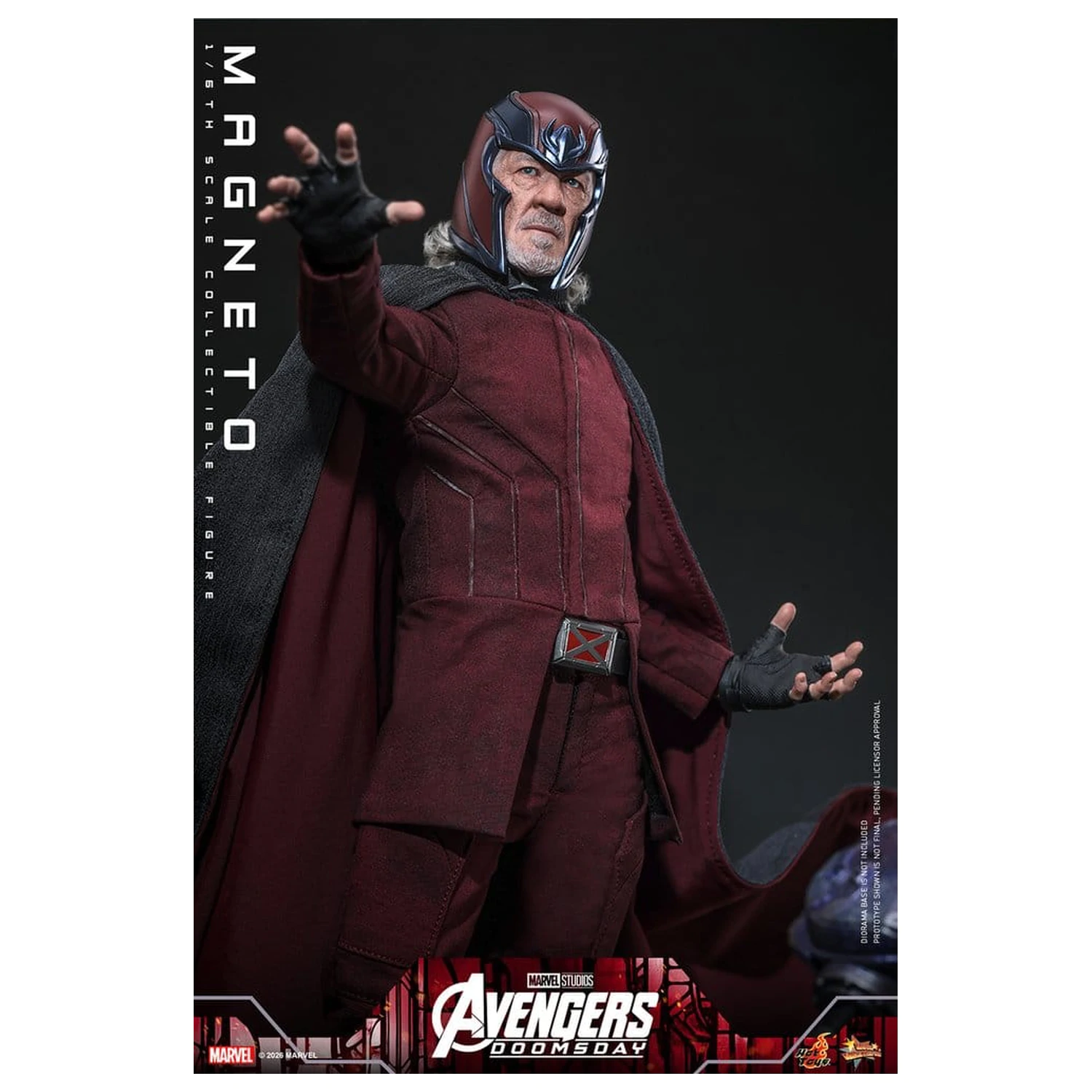 Avengers: Doomsday Movie Masterpiece akciófigura 1/6 Magneto 30 cm termékfotó