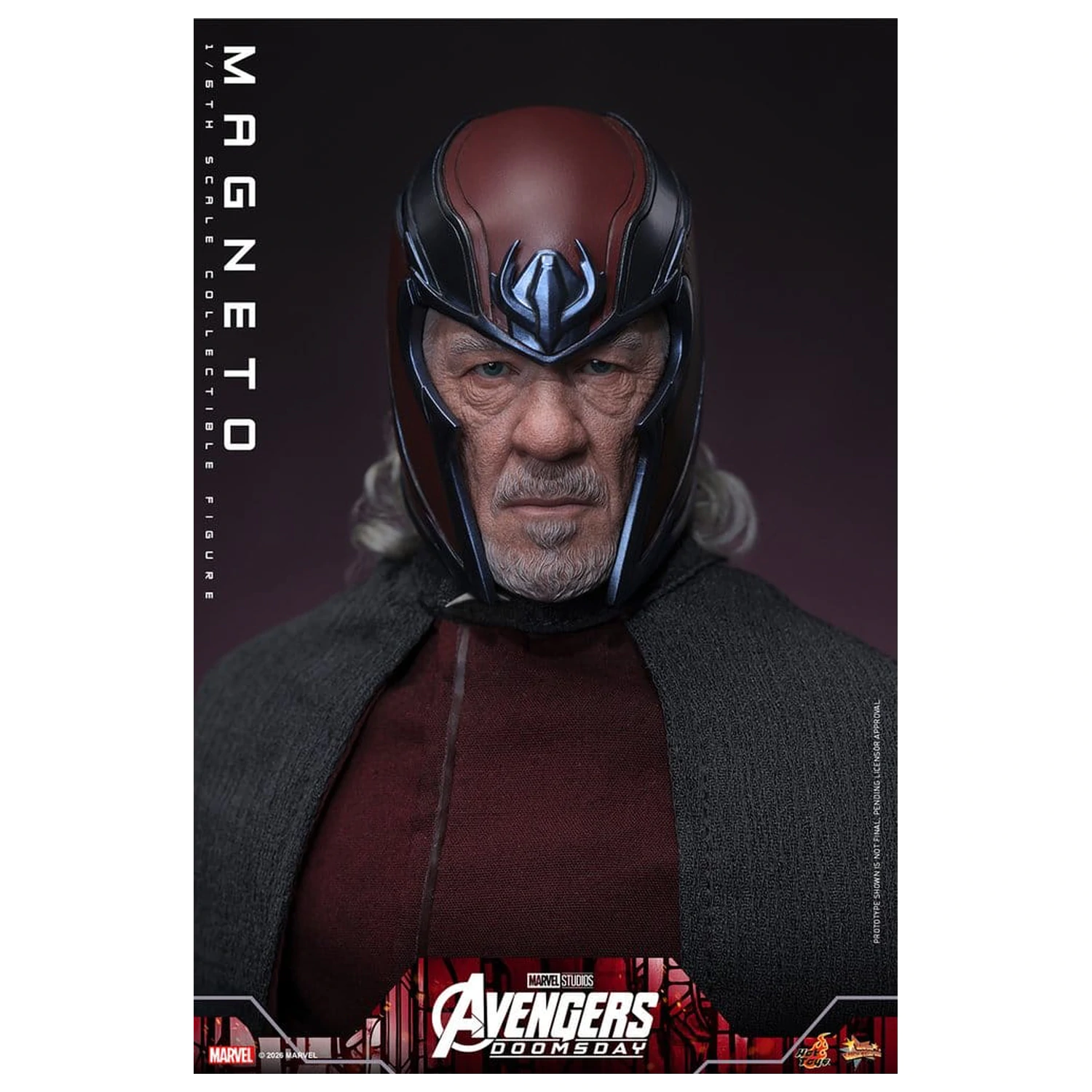 Avengers: Doomsday Movie Masterpiece akciófigura 1/6 Magneto 30 cm termékfotó