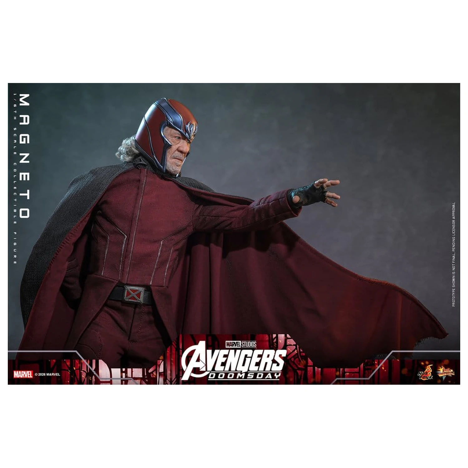 Avengers: Doomsday Movie Masterpiece akciófigura 1/6 Magneto 30 cm termékfotó