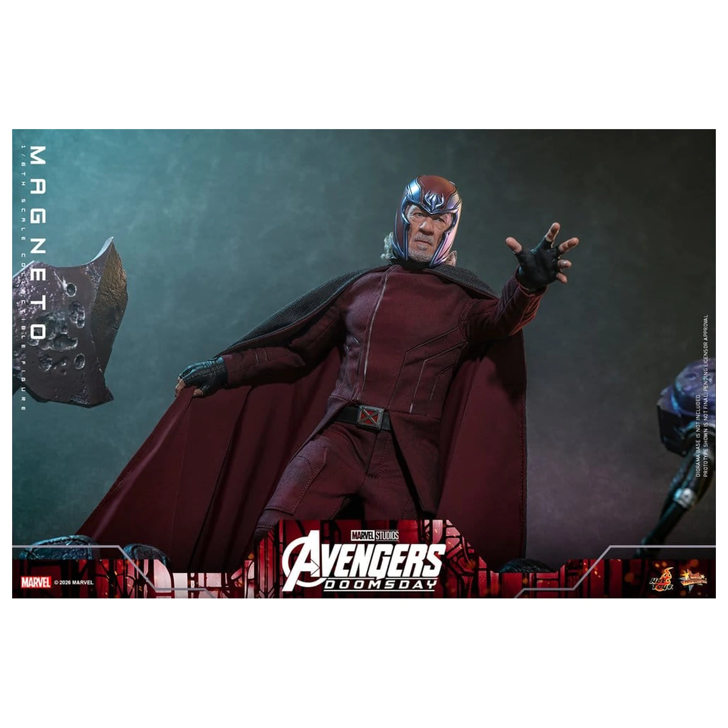 Avengers: Doomsday Movie Masterpiece akciófigura 1/6 Magneto 30 cm termékfotó