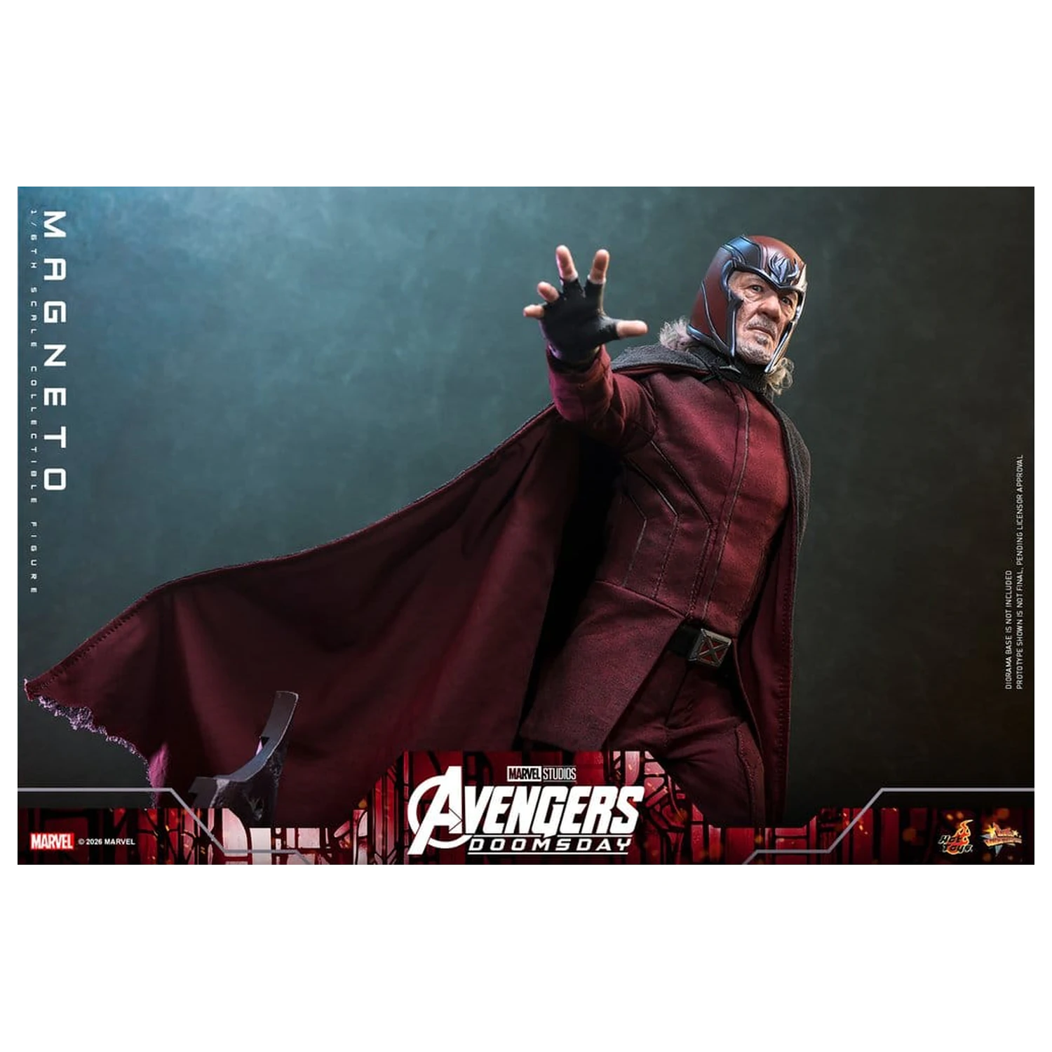 Avengers: Doomsday Movie Masterpiece akciófigura 1/6 Magneto 30 cm termékfotó