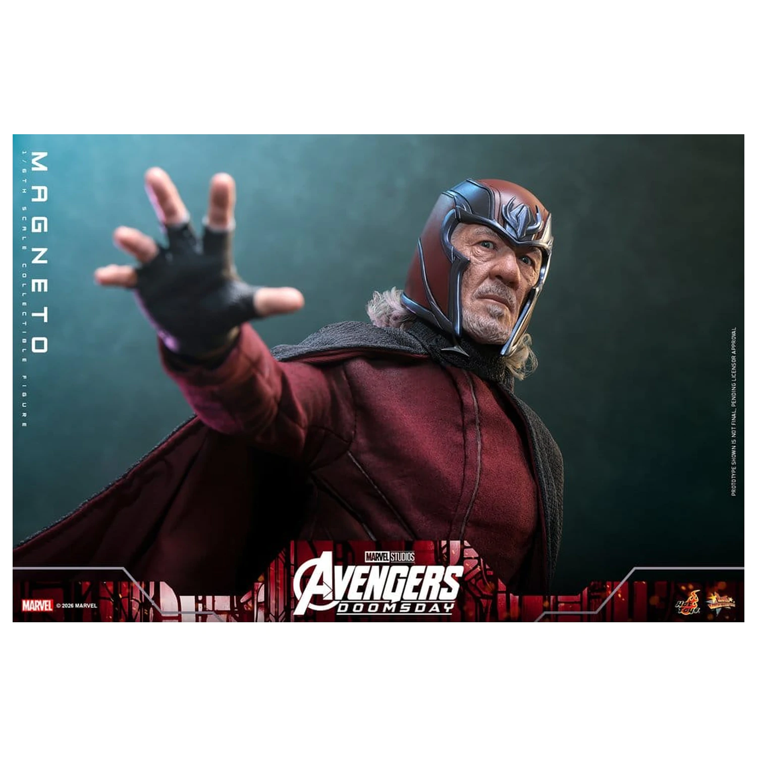 Avengers: Doomsday Movie Masterpiece akciófigura 1/6 Magneto 30 cm termékfotó