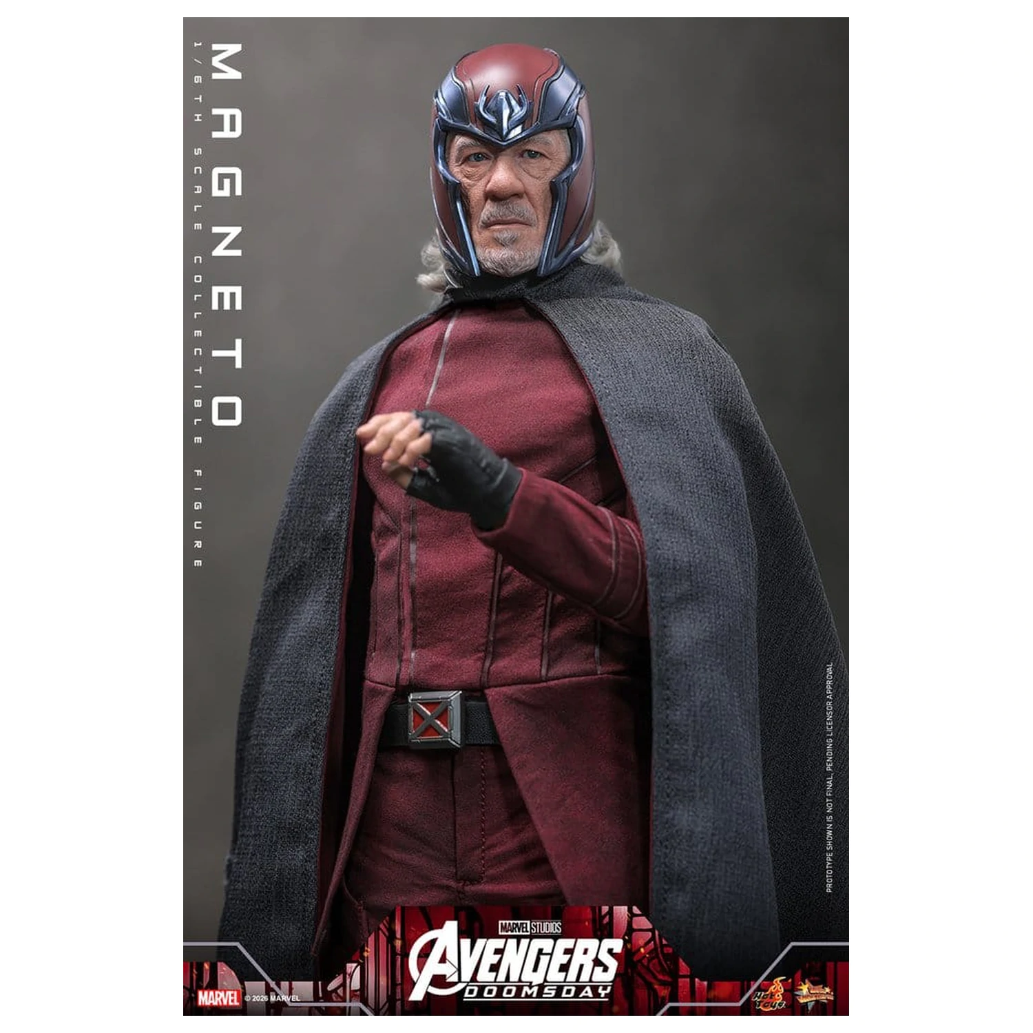 Avengers: Doomsday Movie Masterpiece akciófigura 1/6 Magneto 30 cm termékfotó