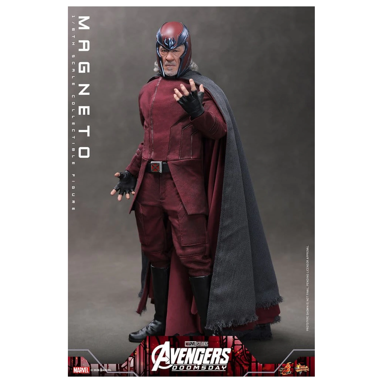 Avengers: Doomsday Movie Masterpiece akciófigura 1/6 Magneto 30 cm termékfotó