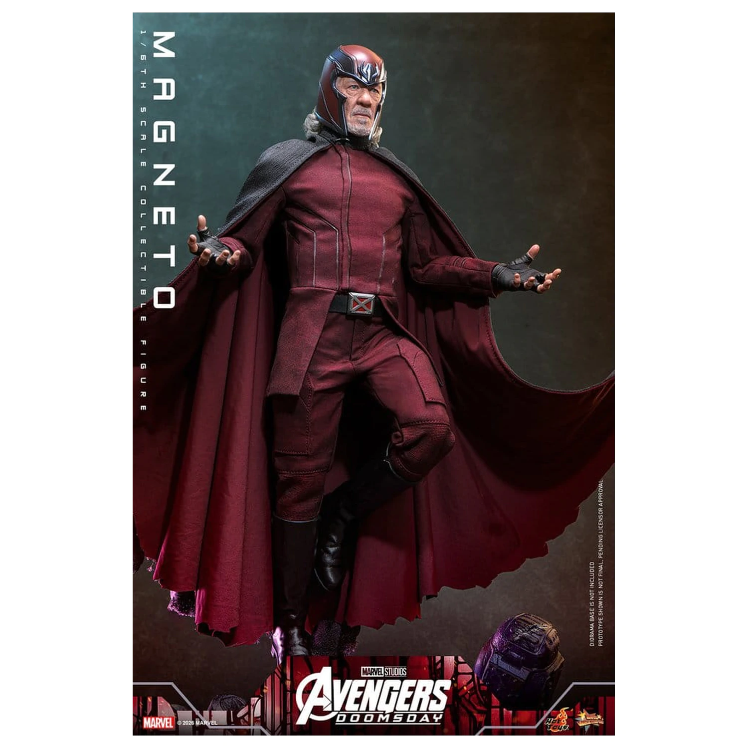 Avengers: Doomsday Movie Masterpiece akciófigura 1/6 Magneto 30 cm termékfotó