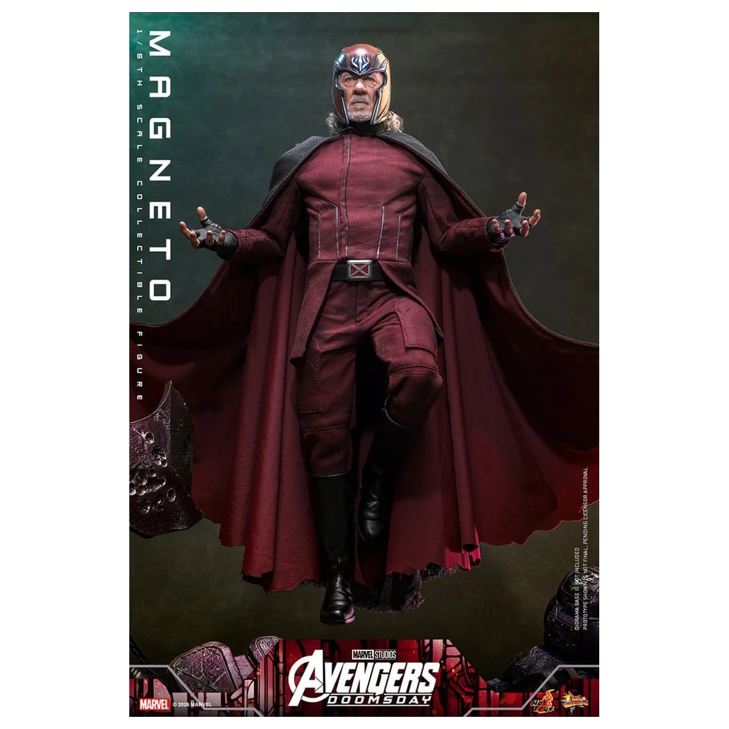 Avengers: Doomsday Movie Masterpiece akciófigura 1/6 Magneto 30 cm termékfotó