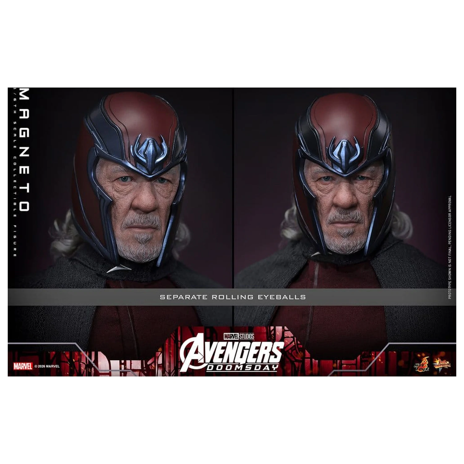 Avengers: Doomsday Movie Masterpiece akciófigura 1/6 Magneto 30 cm termékfotó