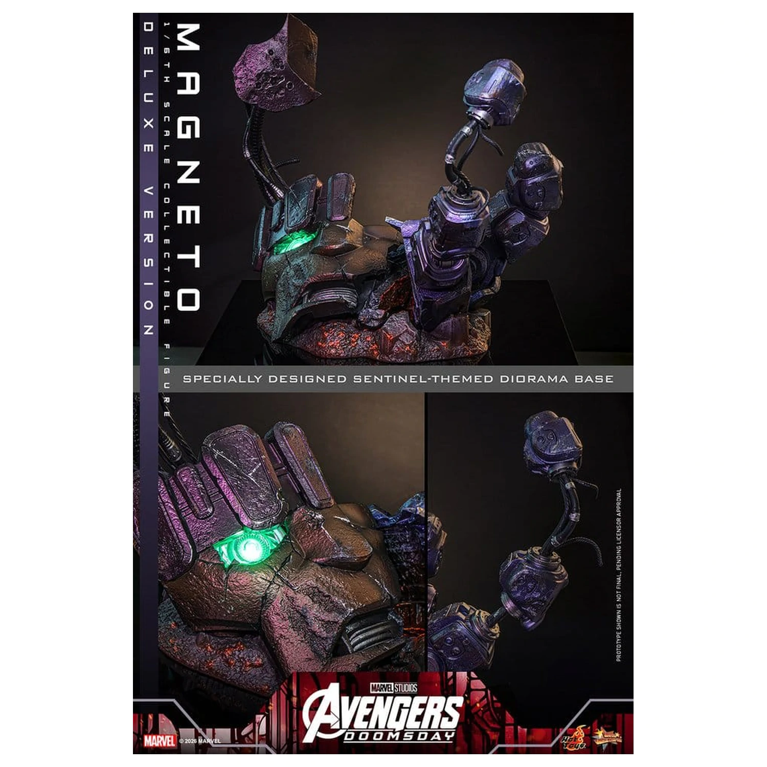 Avengers: Doomsday Movie Masterpiece akciófigura 1/6 Magneto (Deluxe Version) 30 cm termékfotó