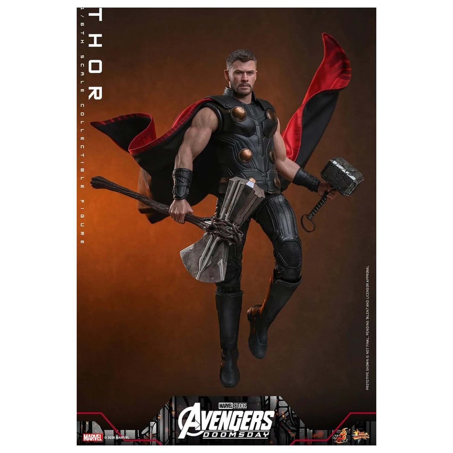 Avengers: Doomsday Movie Masterpiece akciófigura 1/6 Thor 32 cm termékfotó