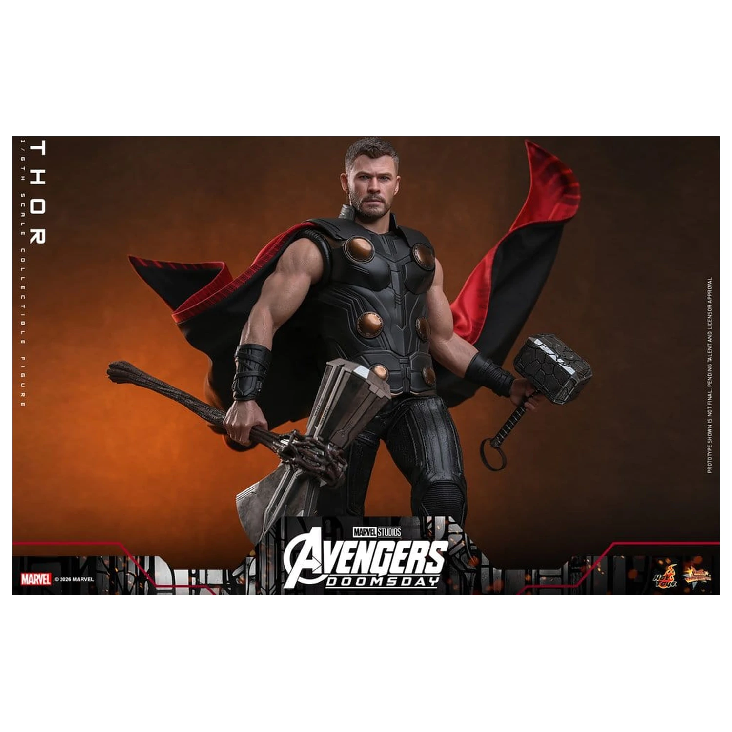 Avengers: Doomsday Movie Masterpiece akciófigura 1/6 Thor 32 cm termékfotó