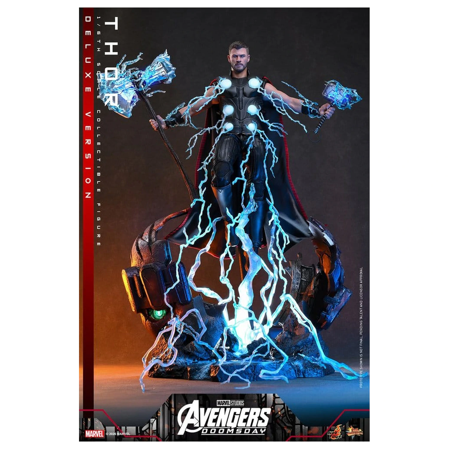 Avengers: Doomsday Movie Masterpiece akciófigura 1/6 Thor (Deluxe Version) 32 cm termékfotó