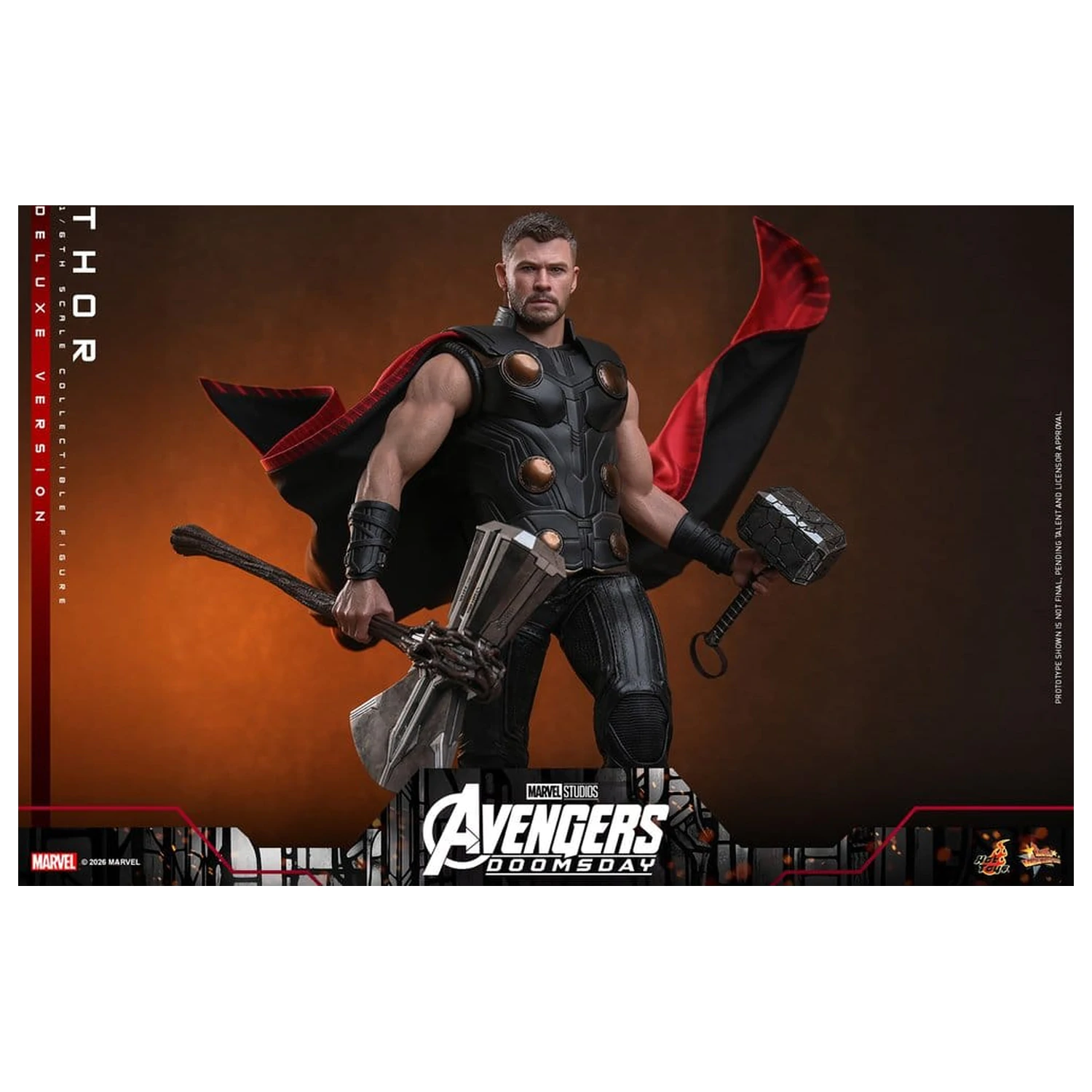 Avengers: Doomsday Movie Masterpiece akciófigura 1/6 Thor (Deluxe Version) 32 cm termékfotó