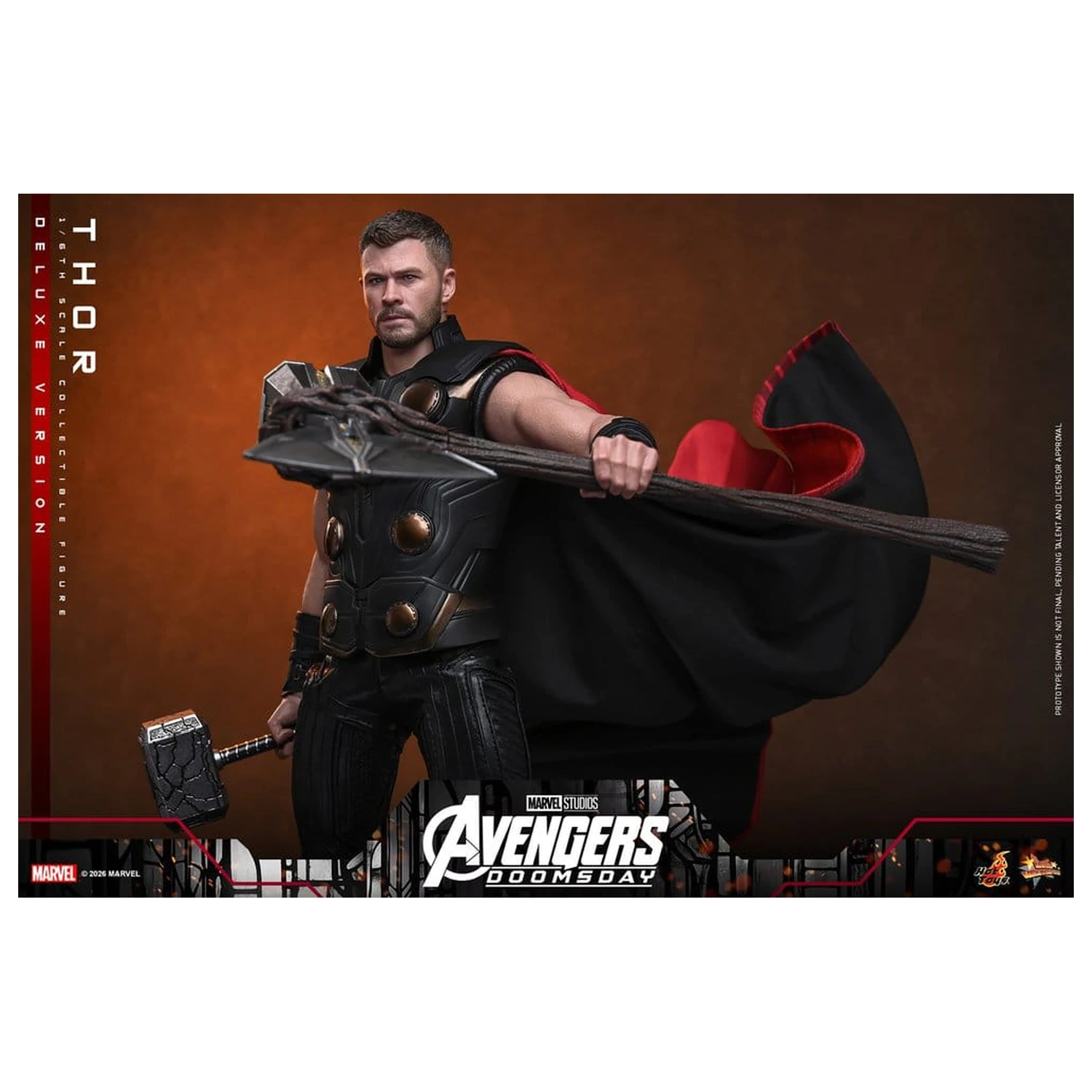 Avengers: Doomsday Movie Masterpiece akciófigura 1/6 Thor (Deluxe Version) 32 cm termékfotó