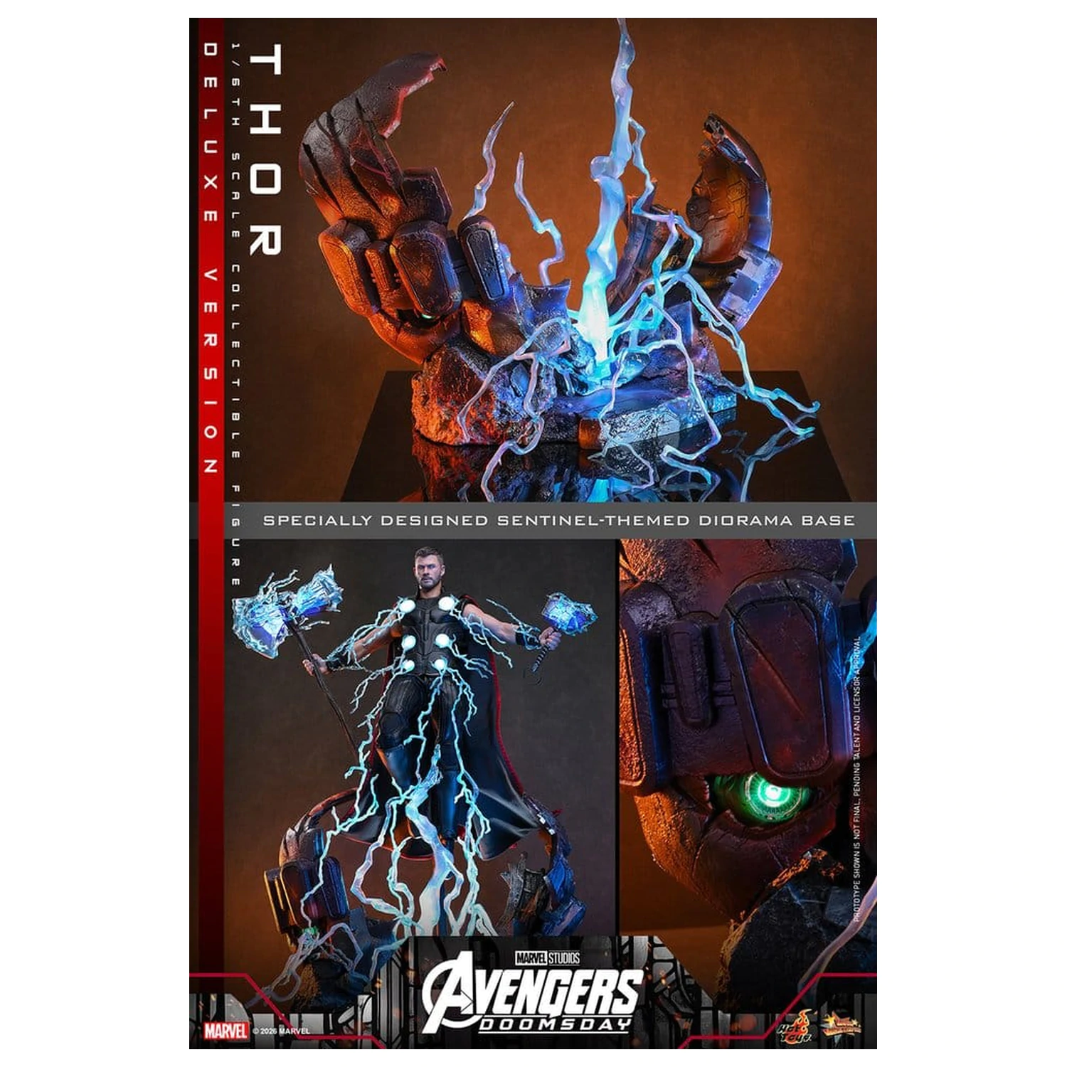 Avengers: Doomsday Movie Masterpiece akciófigura 1/6 Thor (Deluxe Version) 32 cm termékfotó
