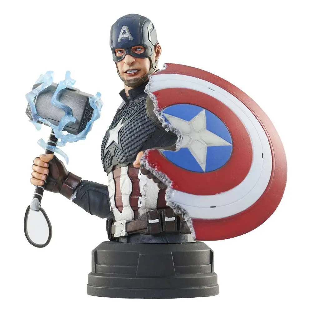 Avengers Endgame 1/6 Captain America mellszobor figura 15 cm termékfotó