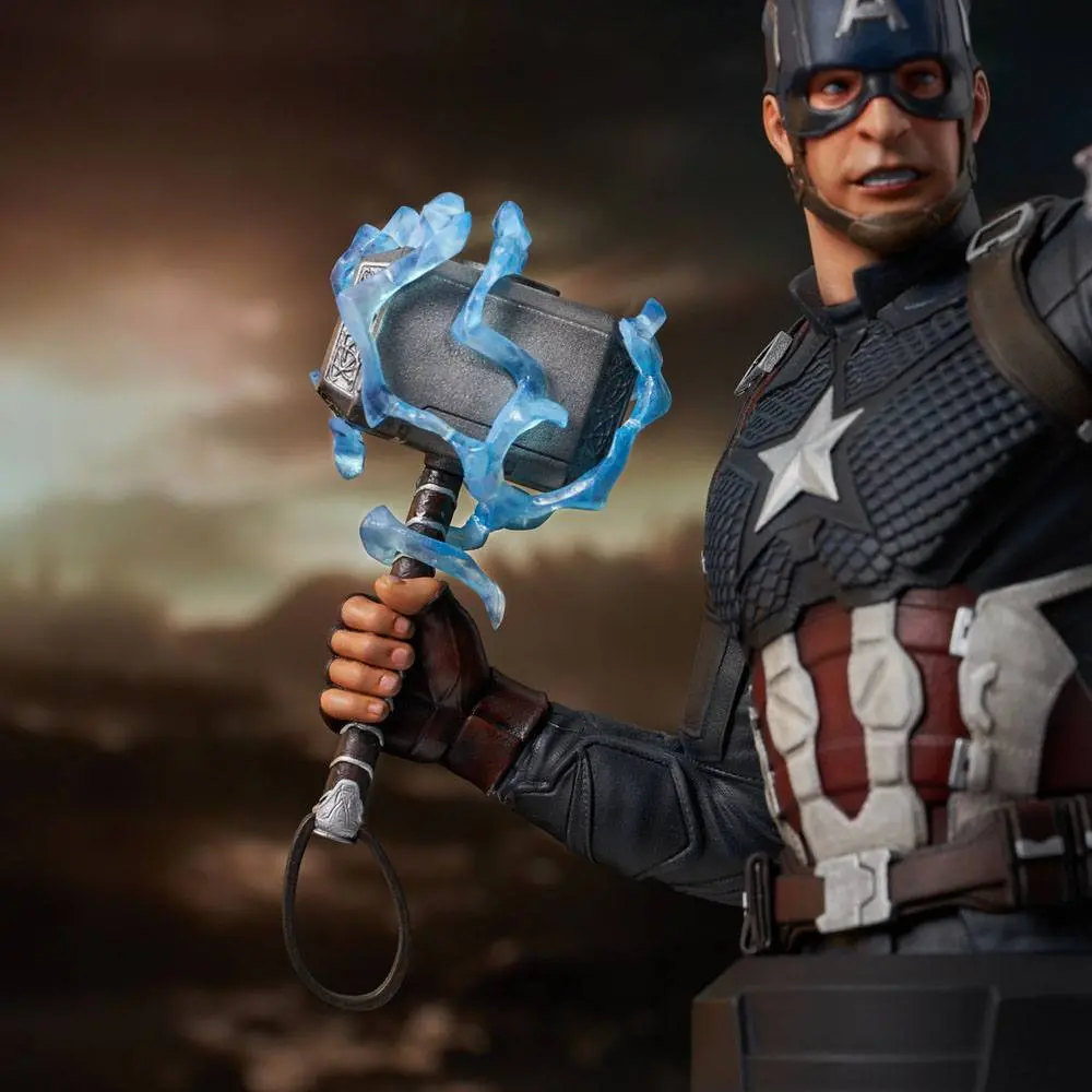 Avengers Endgame 1/6 Captain America mellszobor figura 15 cm termékfotó