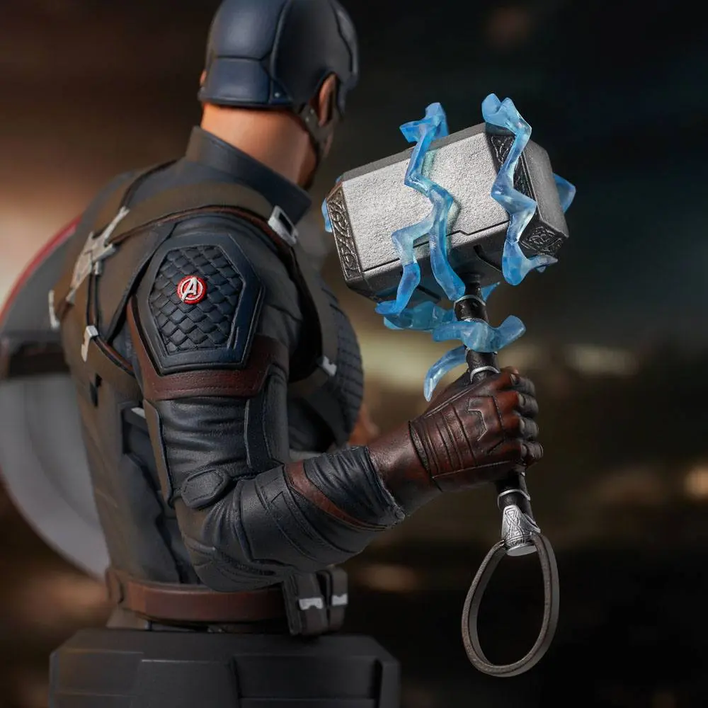 Avengers Endgame 1/6 Captain America mellszobor figura 15 cm termékfotó