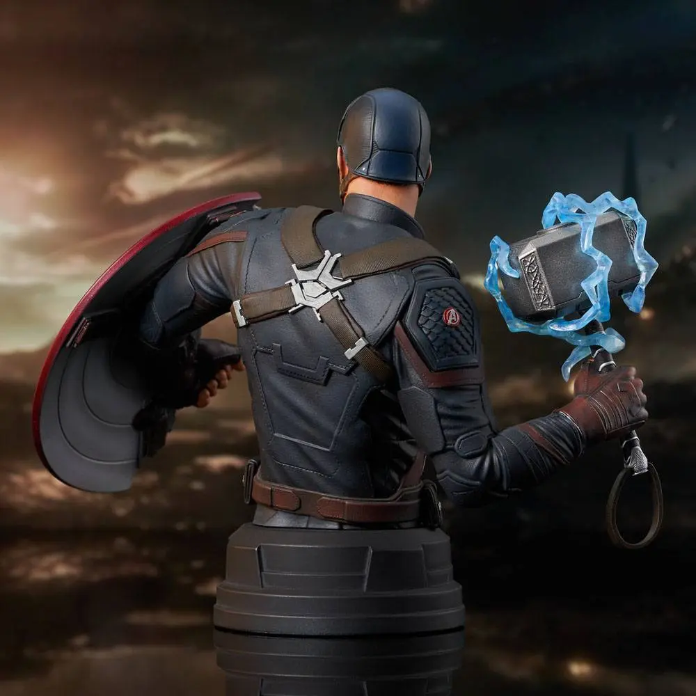 Avengers Endgame 1/6 Captain America mellszobor figura 15 cm termékfotó