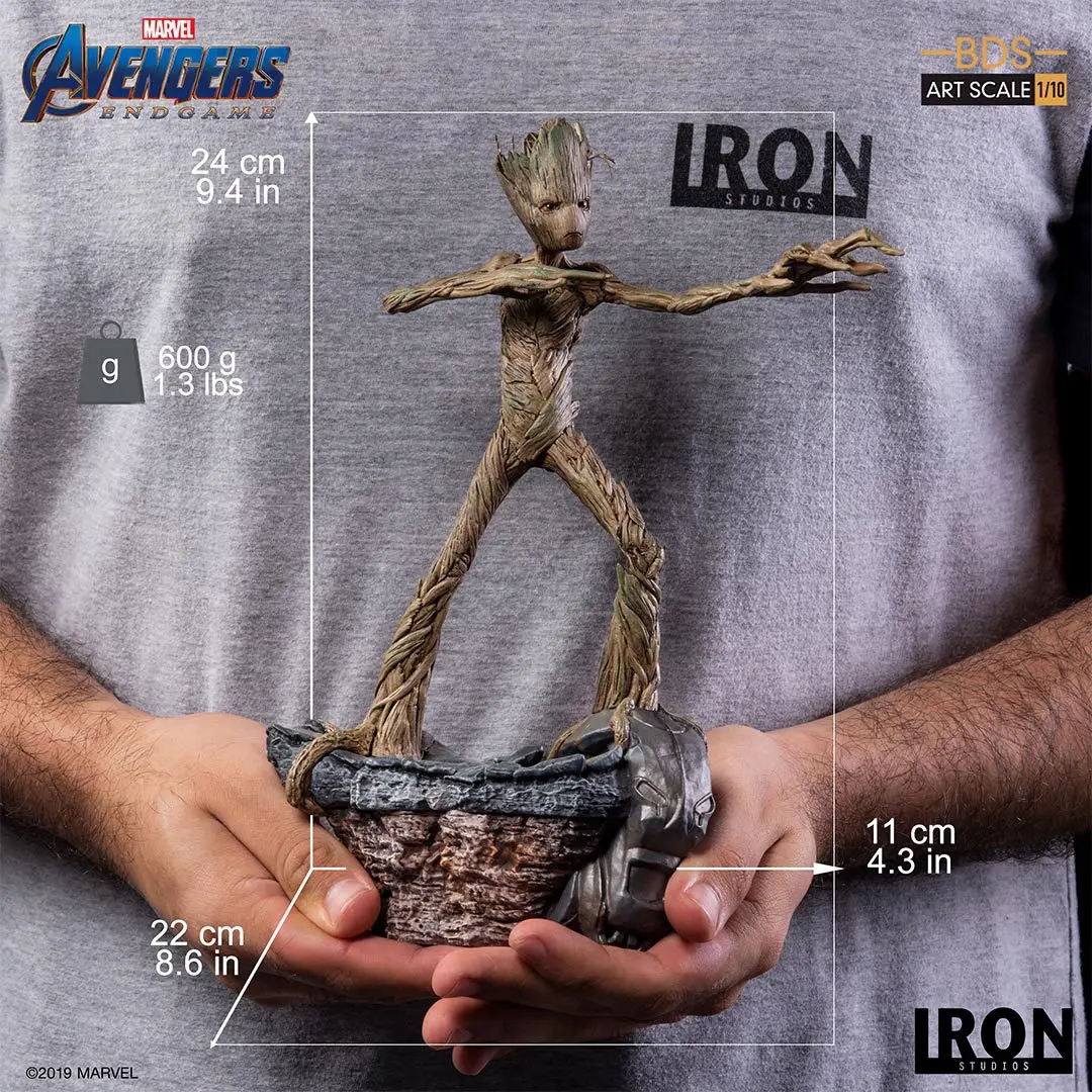 Avengers: Endgame BDS Art Sacale 1/10 Groot szobor figura 24 cm termékfotó