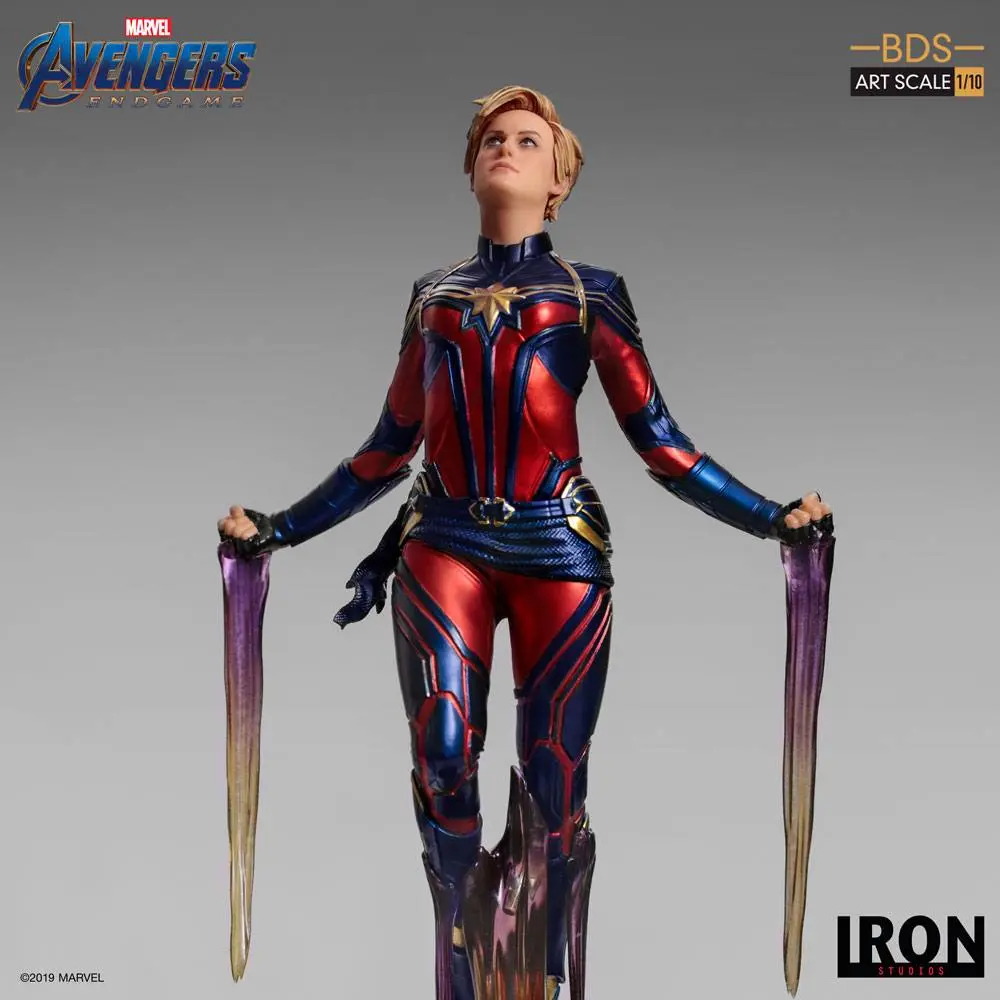 Avengers: Endgame BDS Art Scale 1/10 Captain Marvel szobor figura 26 cm termékfotó