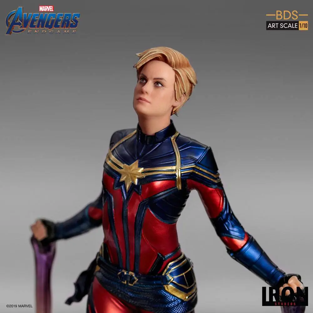 Avengers: Endgame BDS Art Scale 1/10 Captain Marvel szobor figura 26 cm termékfotó