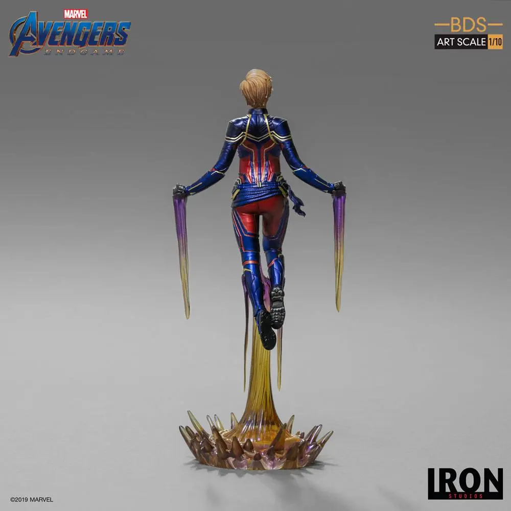 Avengers: Endgame BDS Art Scale 1/10 Captain Marvel szobor figura 26 cm termékfotó
