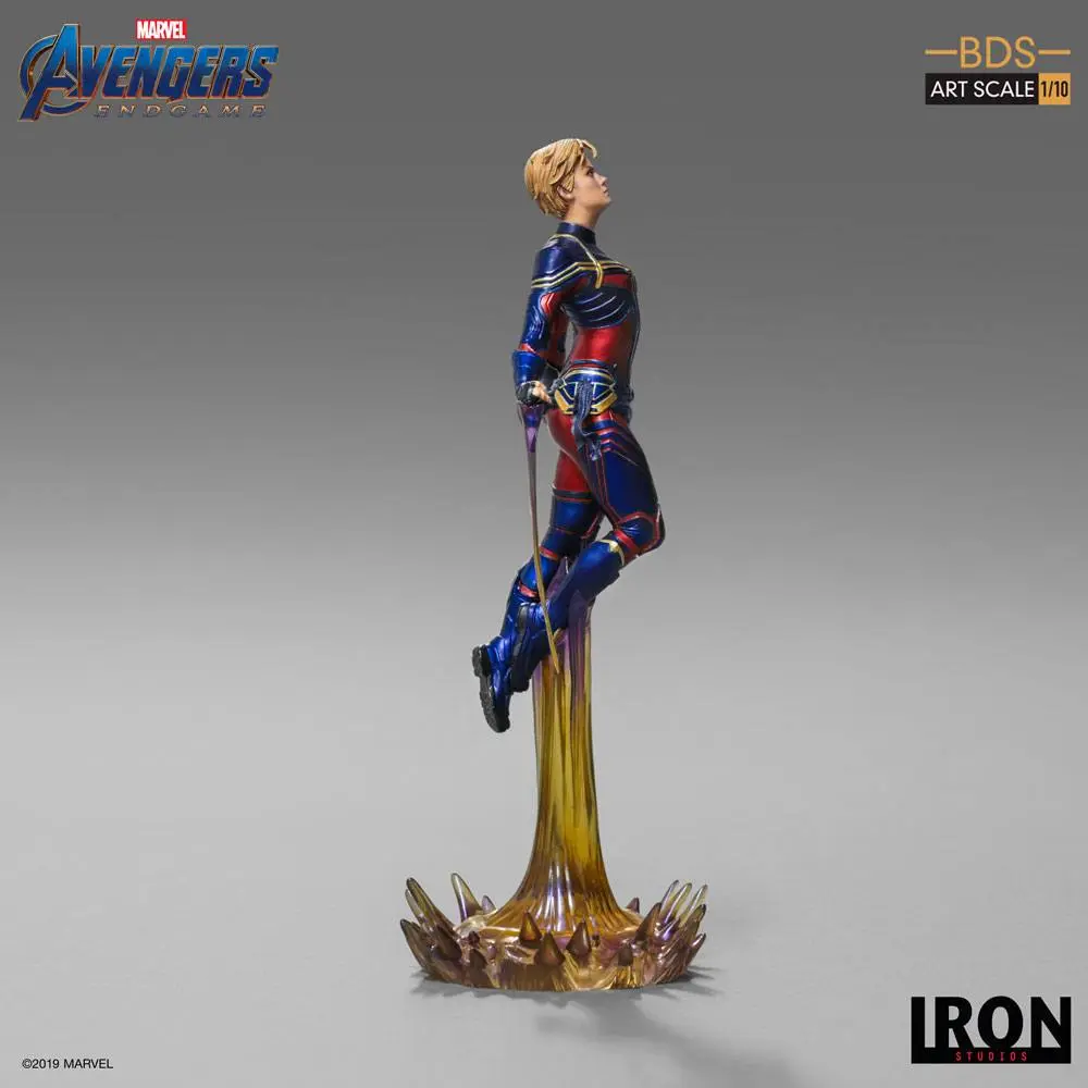 Avengers: Endgame BDS Art Scale 1/10 Captain Marvel szobor figura 26 cm termékfotó