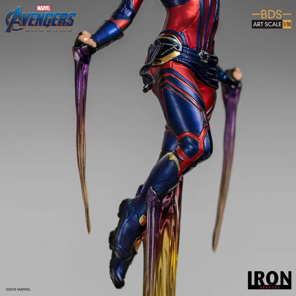 Avengers: Endgame BDS Art Scale 1/10 Captain Marvel szobor figura 26 cm termékfotó