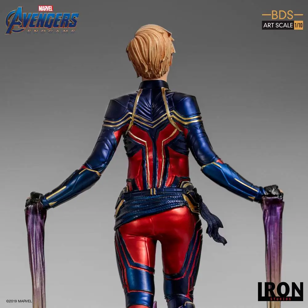 Avengers: Endgame BDS Art Scale 1/10 Captain Marvel szobor figura 26 cm termékfotó